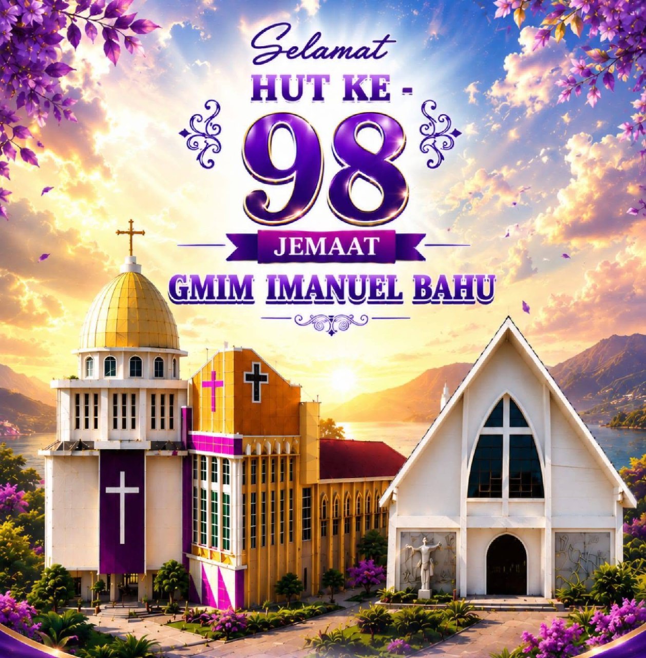 Ibadah Syukur HUT Ke - 98 Jemaat GMIM Imanuel Bahu